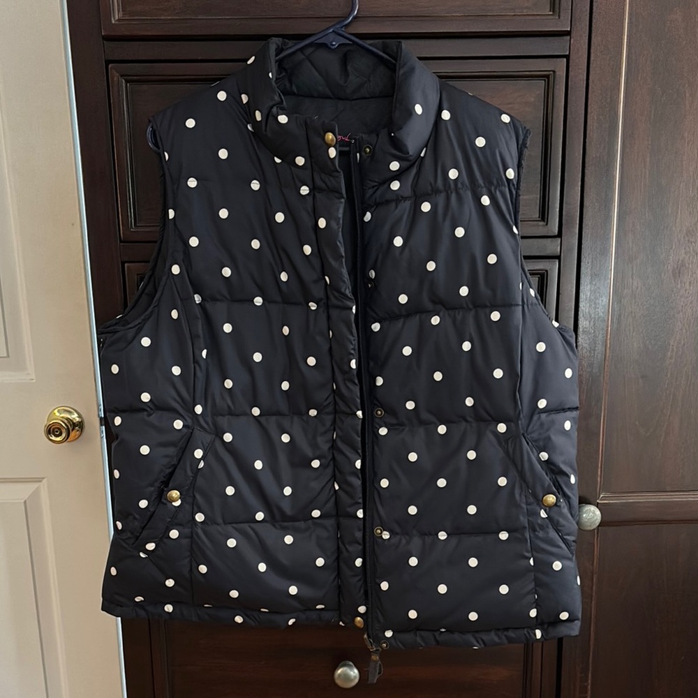 Joules Polka Dot Women's Puffer Vest